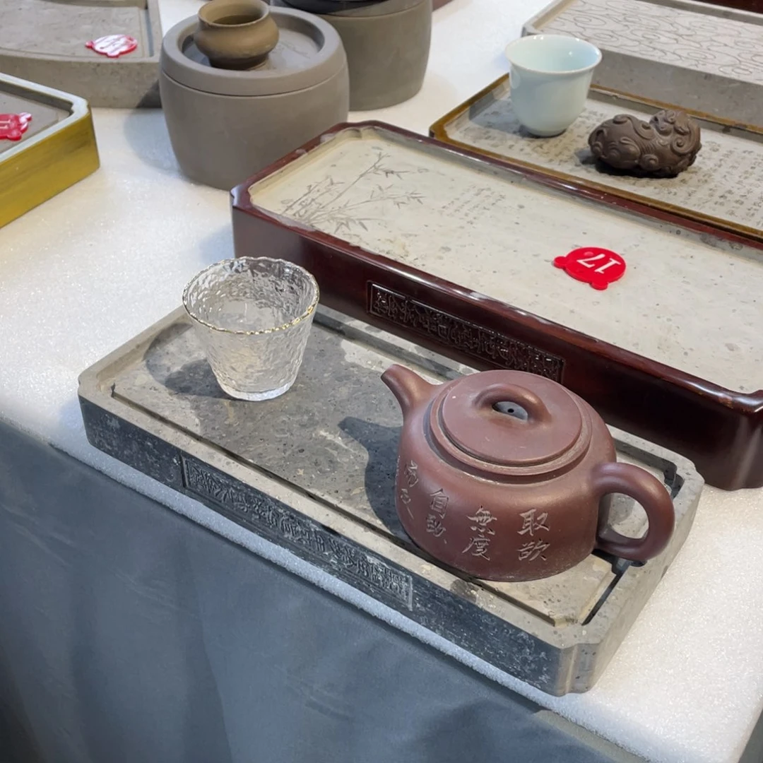【闪购商品】砖雕金砖干泡茶台