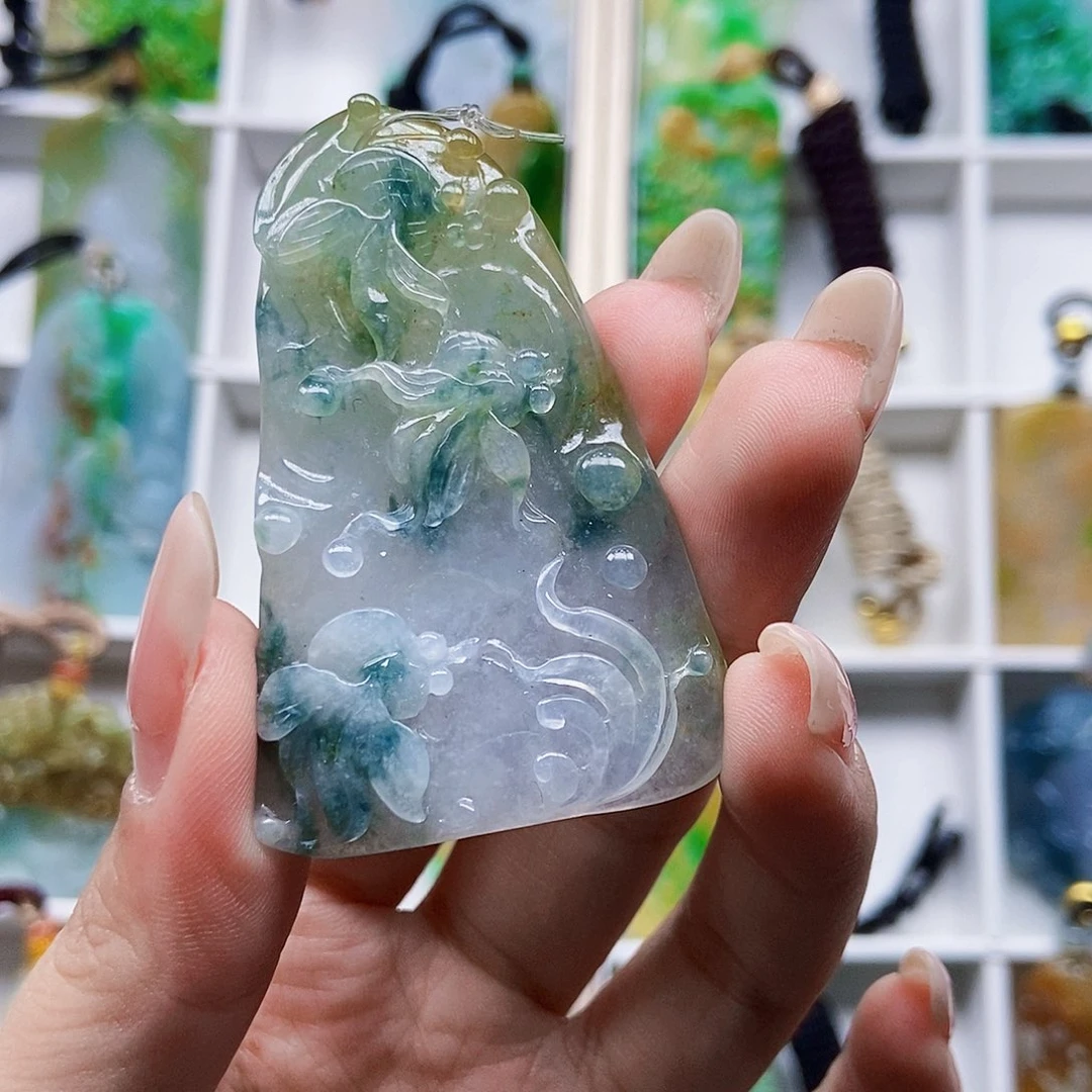 定制翡翠未镶嵌天然翡翠A货