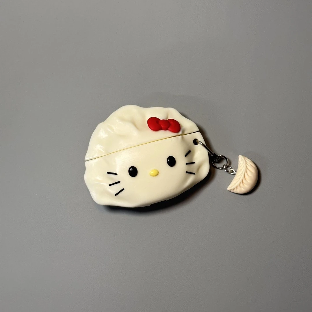 适用华强北七代/Air7代耳机水饺KT 创意保护套1/2/3/4代