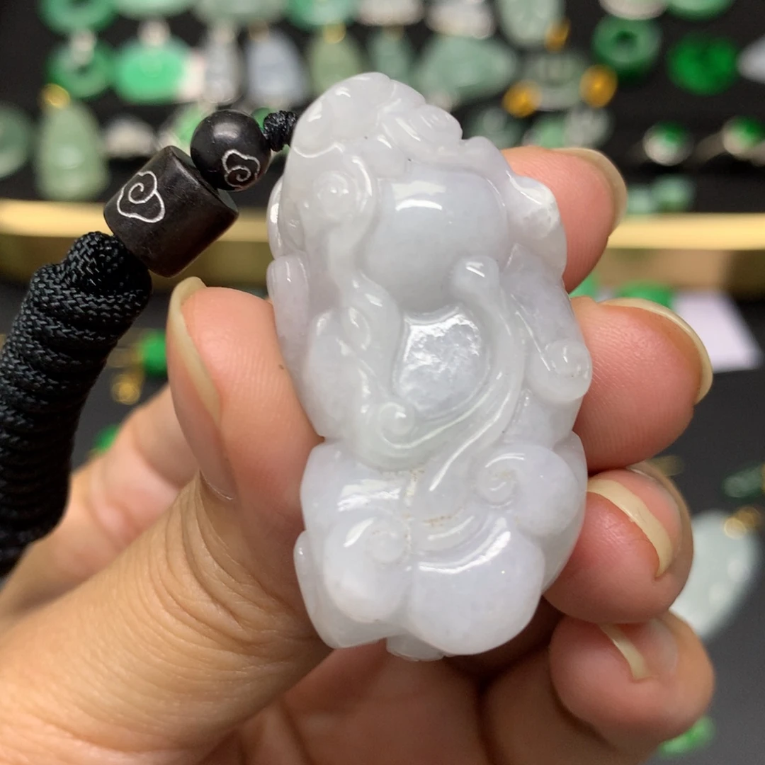 吊坠(不含链)未镶嵌翡翠有纹裂