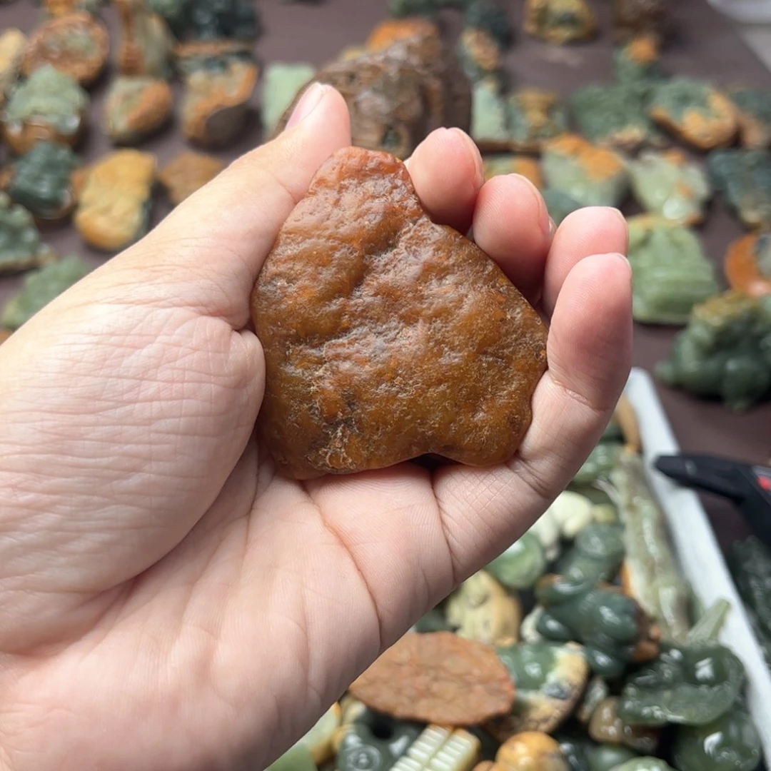 岫岩河磨玉（透闪石质玉）吊坠未镶嵌好*静