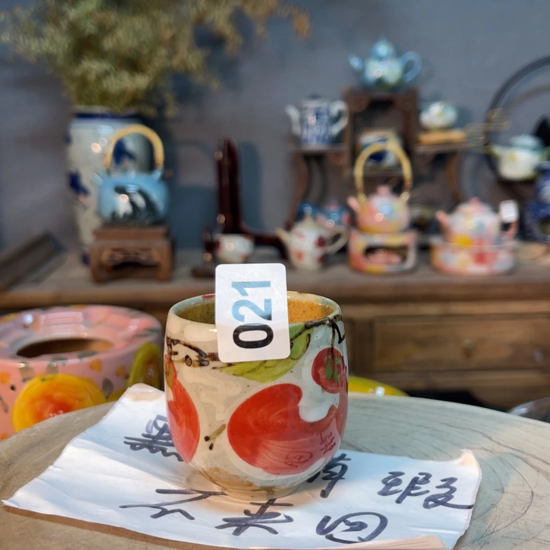 杯素浅陶瓷手工手绘