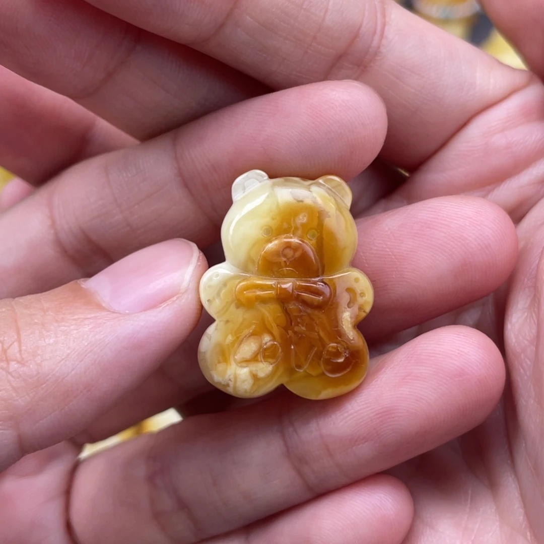 裸石琥珀未镶嵌蜜蜡