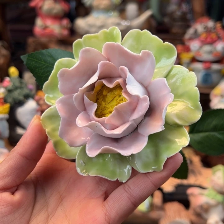 陶摆件小镇青花每日有新品