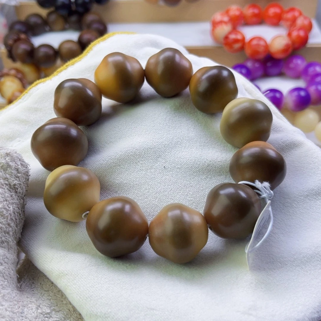 菩提根/象牙果吊坠橙****非