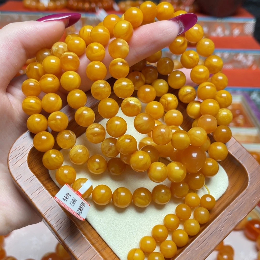 手链蜜蜡未镶嵌手串