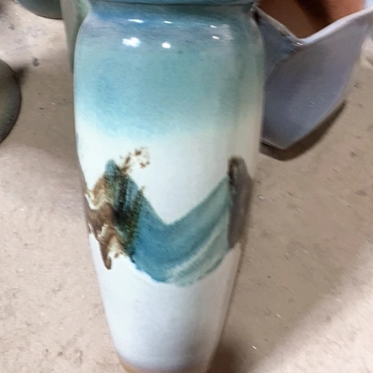 紫砂花盆口13高度31瑕疵