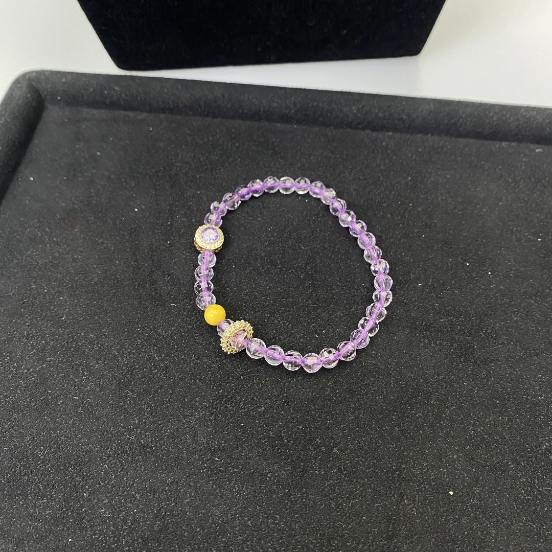 紫水晶切面手串L02004