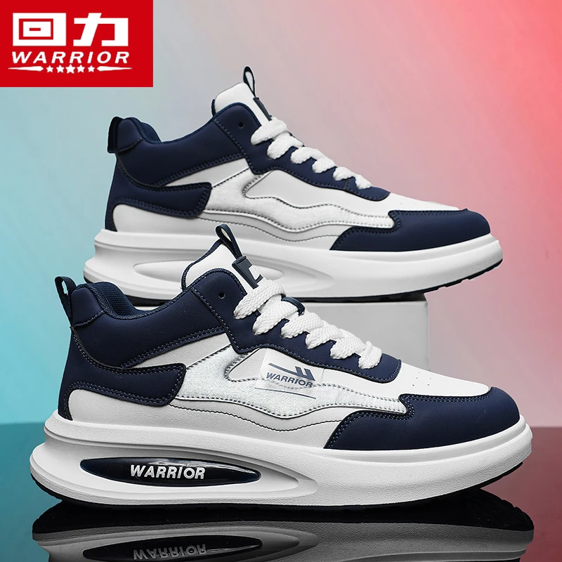 回力男鞋秋季新款厚底耐磨防滑增高时尚休闲鞋百搭潮流运动高帮鞋