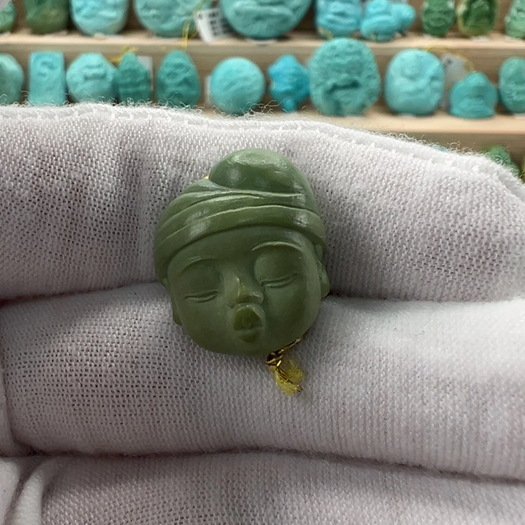 未镶嵌绿松石嘟嘟15.5mm