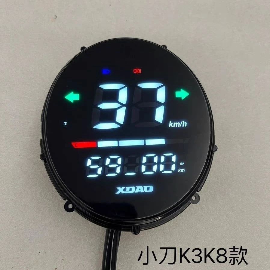 小刀电动车数码改装龟王仪表K3K8 60通用显示屏72