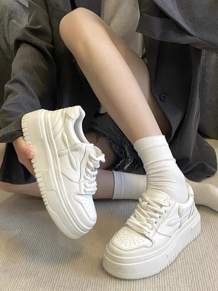 QG-4时尚休闲百搭厚底女鞋老爹鞋女ins板鞋小白鞋-按编码下单