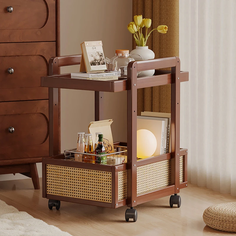 客厅边几小推车置物架多层收纳架沙发侧边柜新款极窄床头柜小桌子