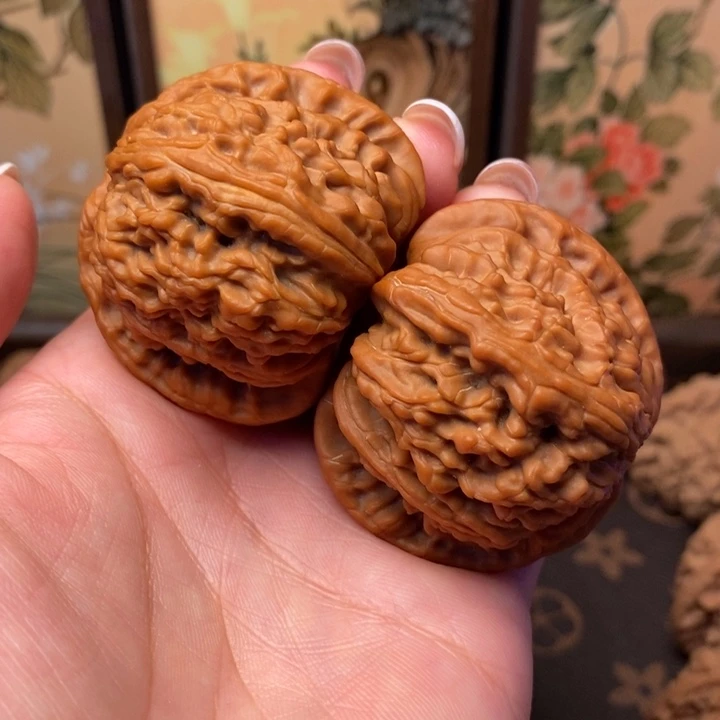 吊坠文玩核桃白狮子