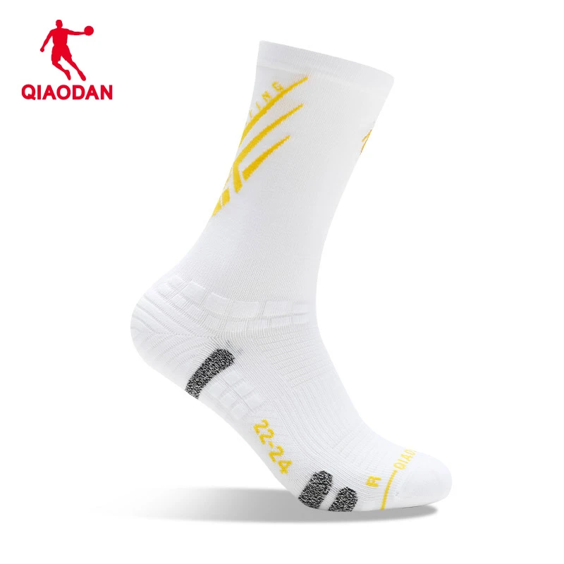 乔丹飞影女子跑步长袜运动吸汗中筒袜弹力耐磨透气舒适运动袜