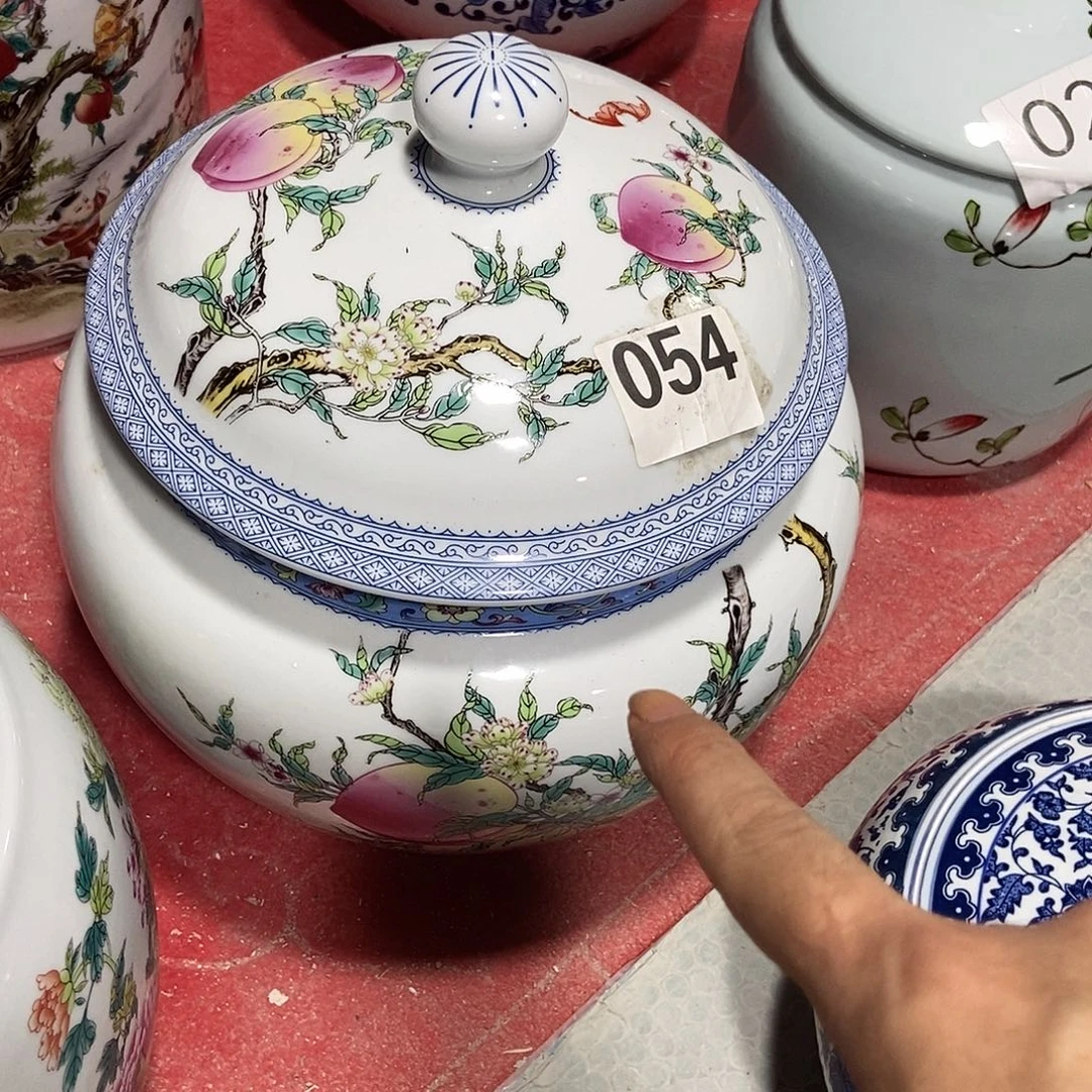 小***多瓷片景德镇陶瓷罐054
