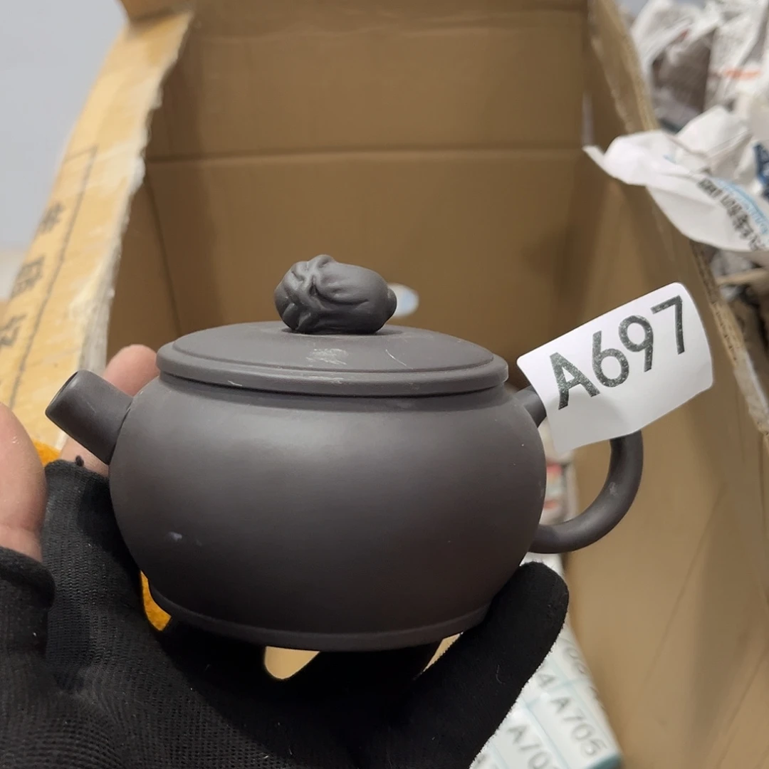 小***儿瓷片茶摆件工艺品摆件666