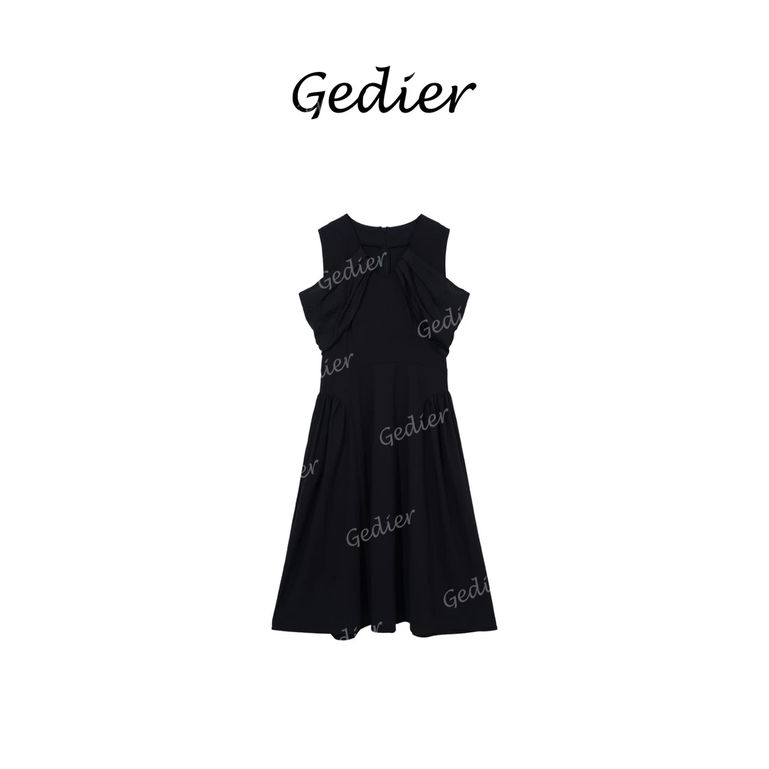 【歌蒂尔】 优雅时尚经典V领连衣裙 LG520670Y