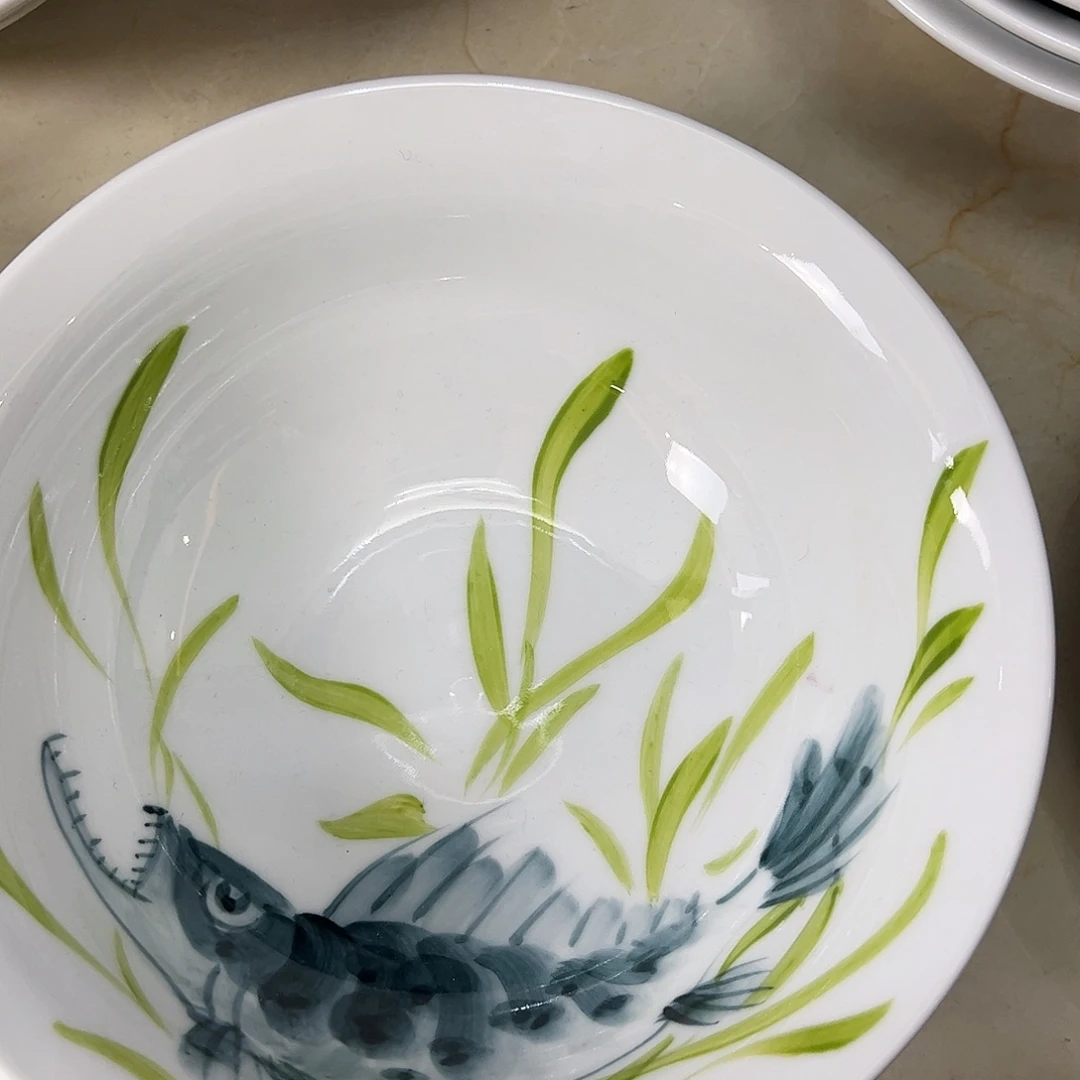 瓷片景德镇陶瓷手工手绘制作