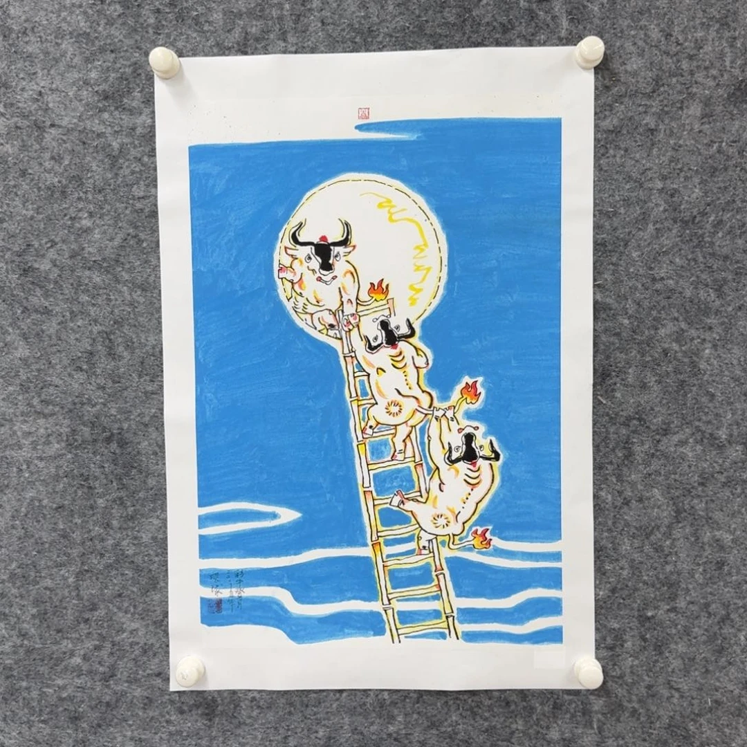 国画国画作品HHQ老师