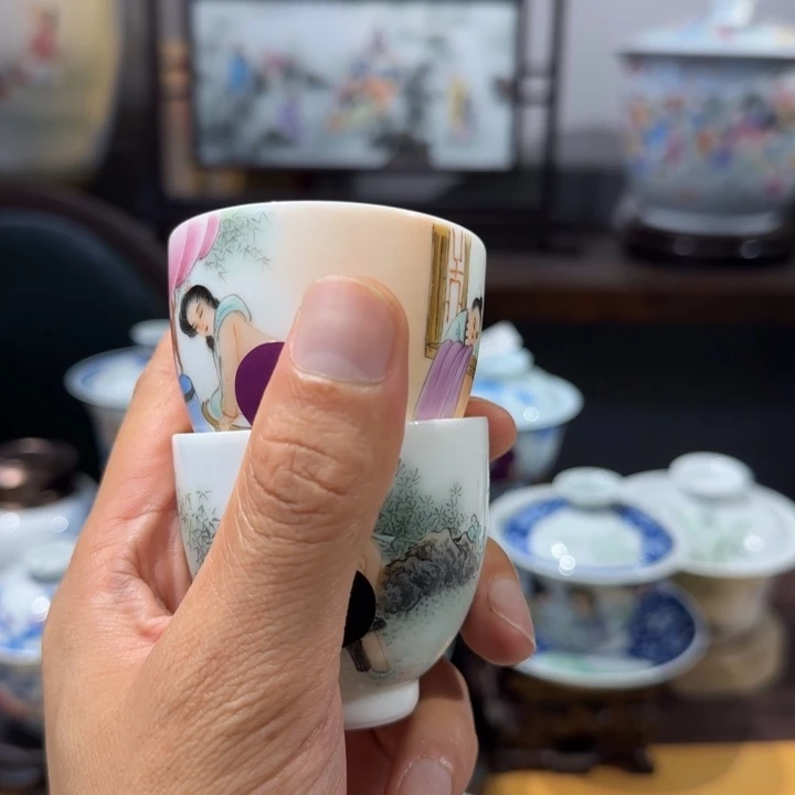 紫***來景德镇陶瓷手绘作品