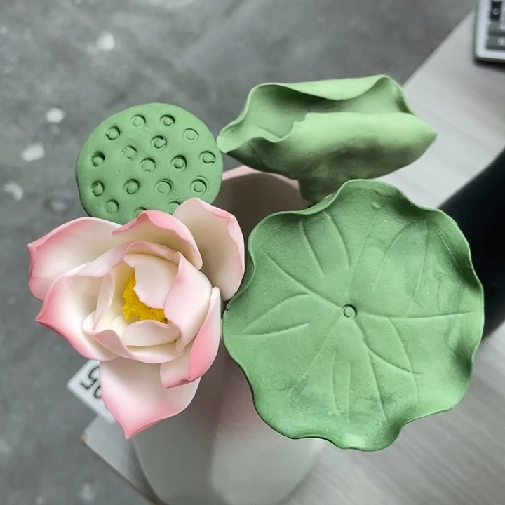 陶瓷手工制作陶瓷花