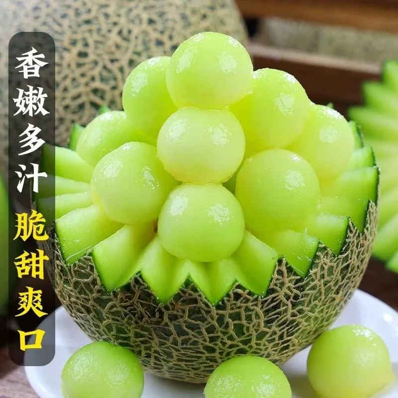 【网纹瓜】网纹瓜香甜新鲜水果鲜甜蜜瓜顺丰包邮