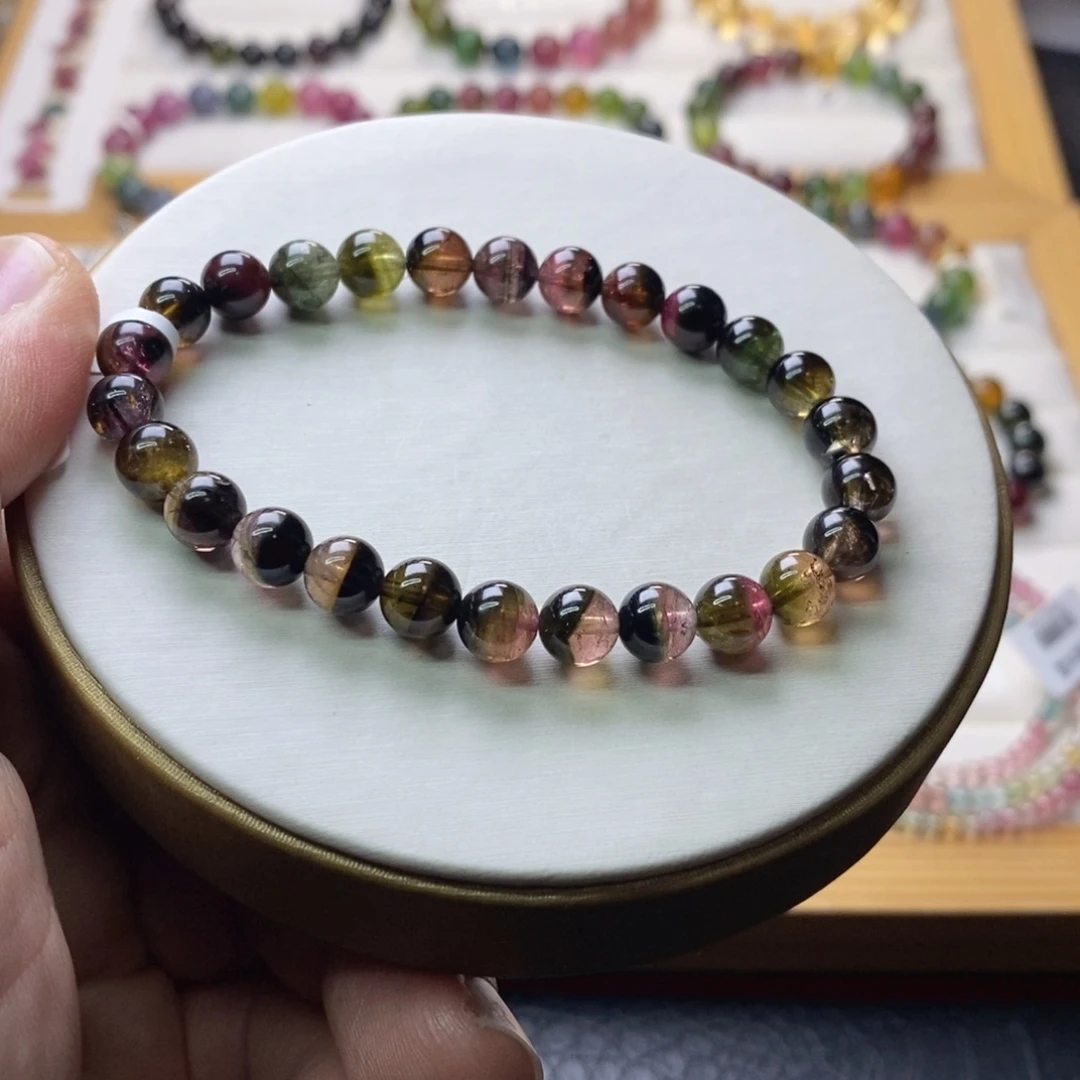 碧玺碧玺手链未镶嵌