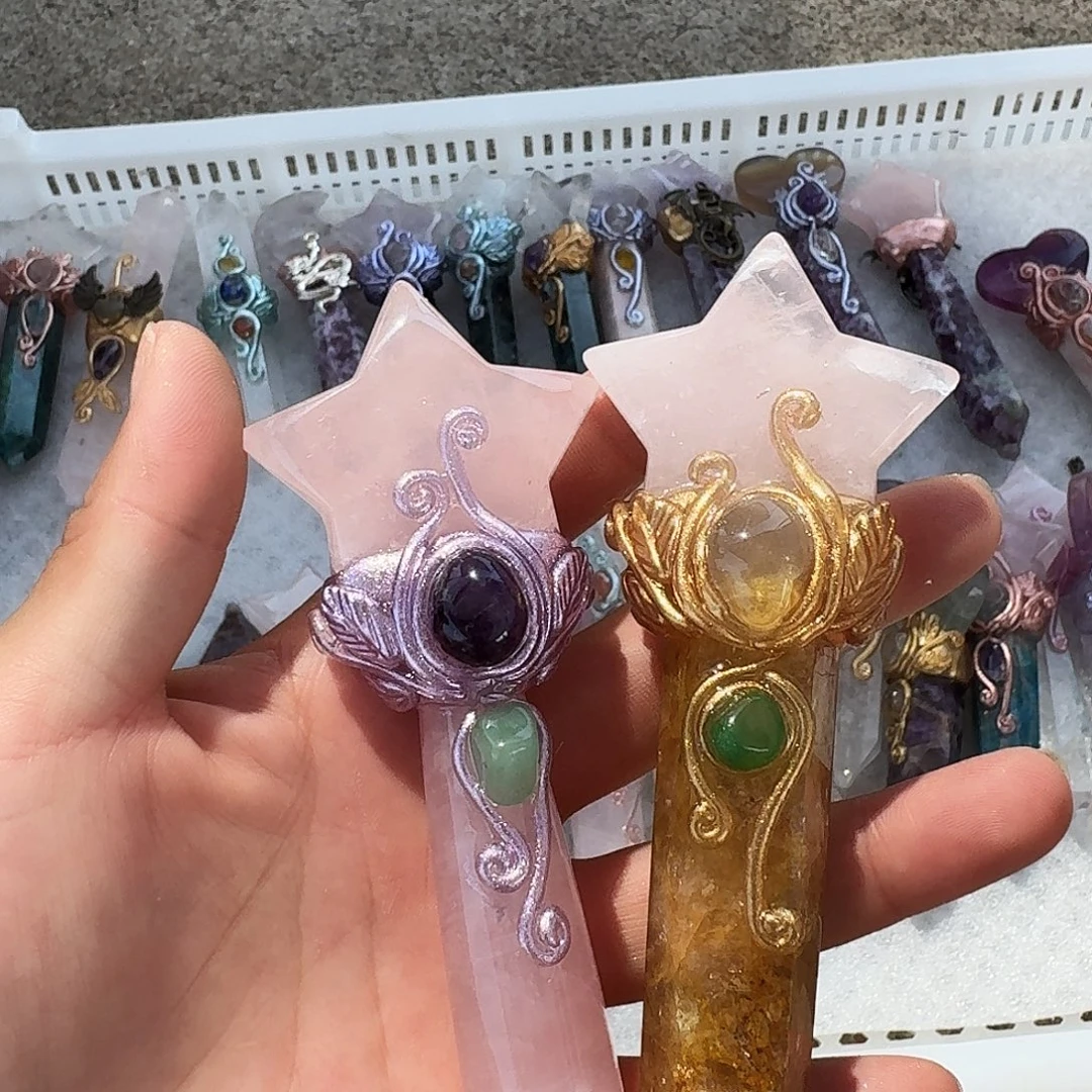 上****未镶嵌手链烟晶粉