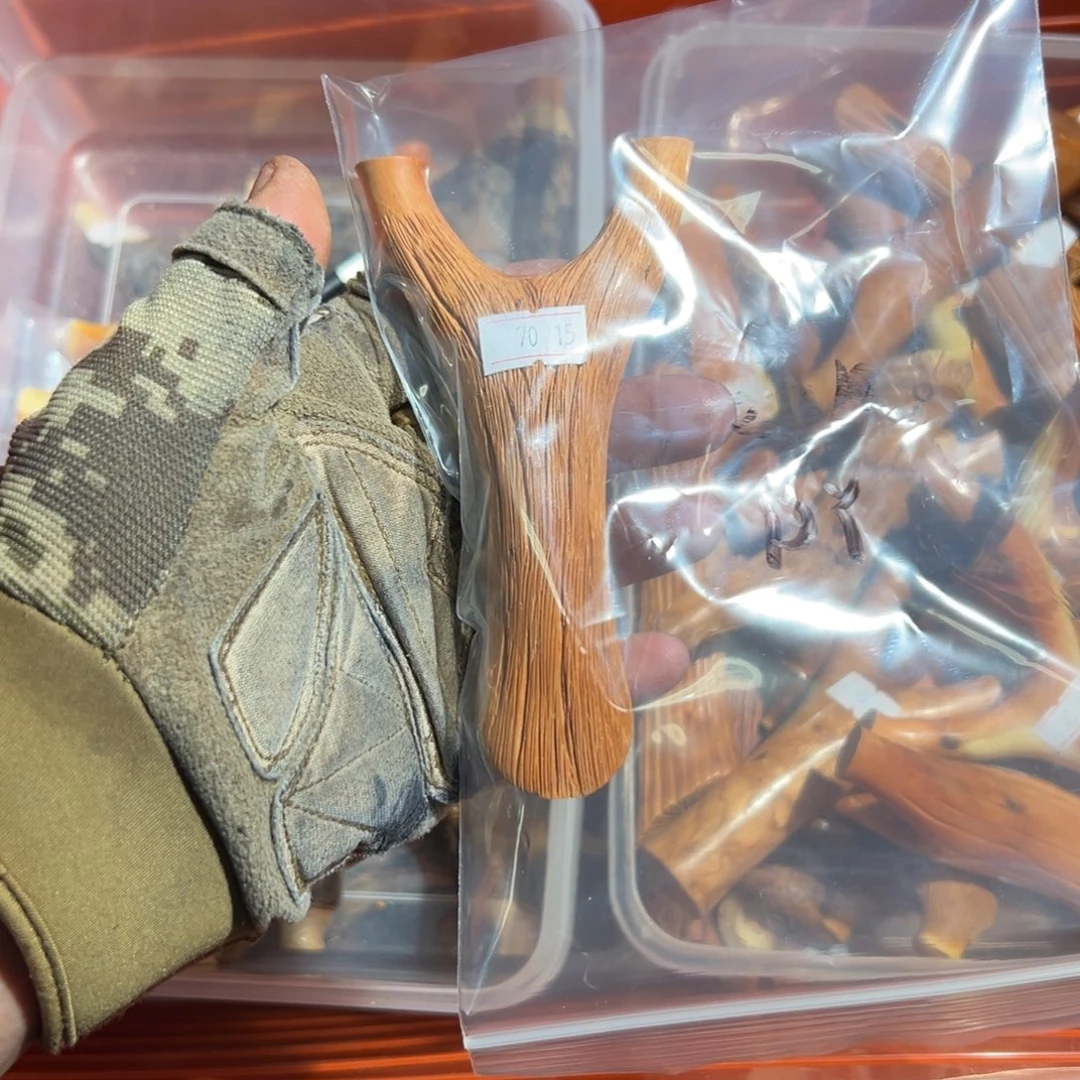 火琉璃树杈木弓手工