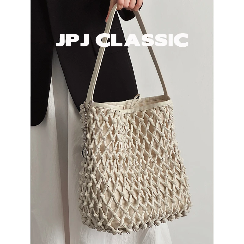 jpj2025原创手工编织水桶包夏日慵懒度假风托特包旅游通勤1798