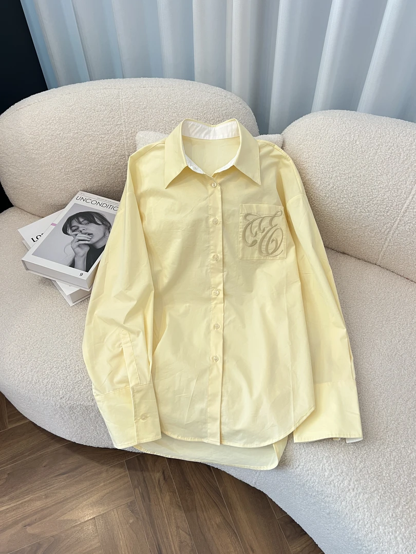 春夏25年新款通勤时尚衬衣休闲气质百搭衬衫2503110