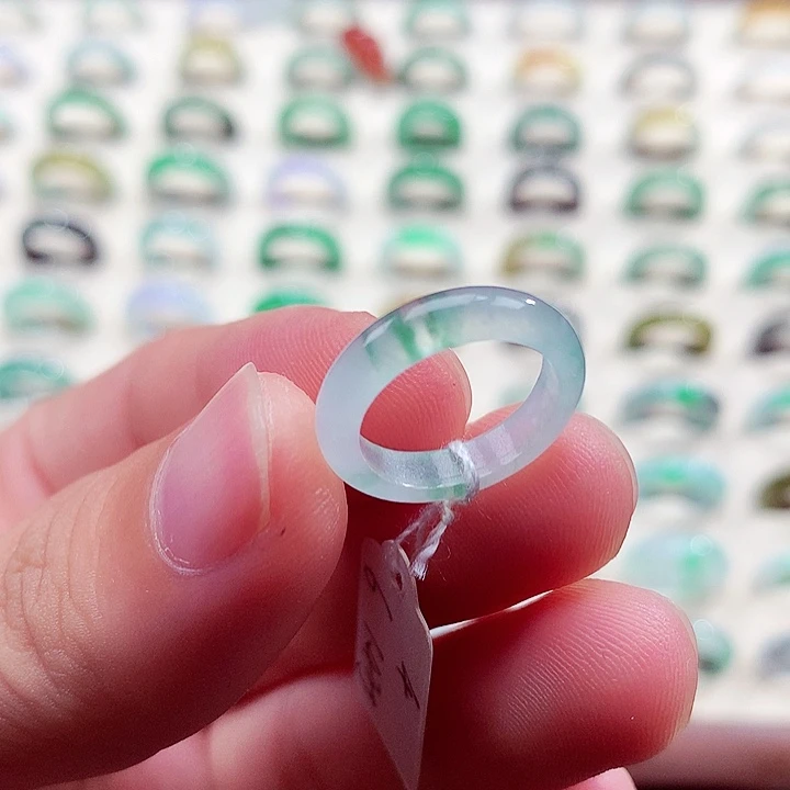 翡翠未镶嵌戒指6号