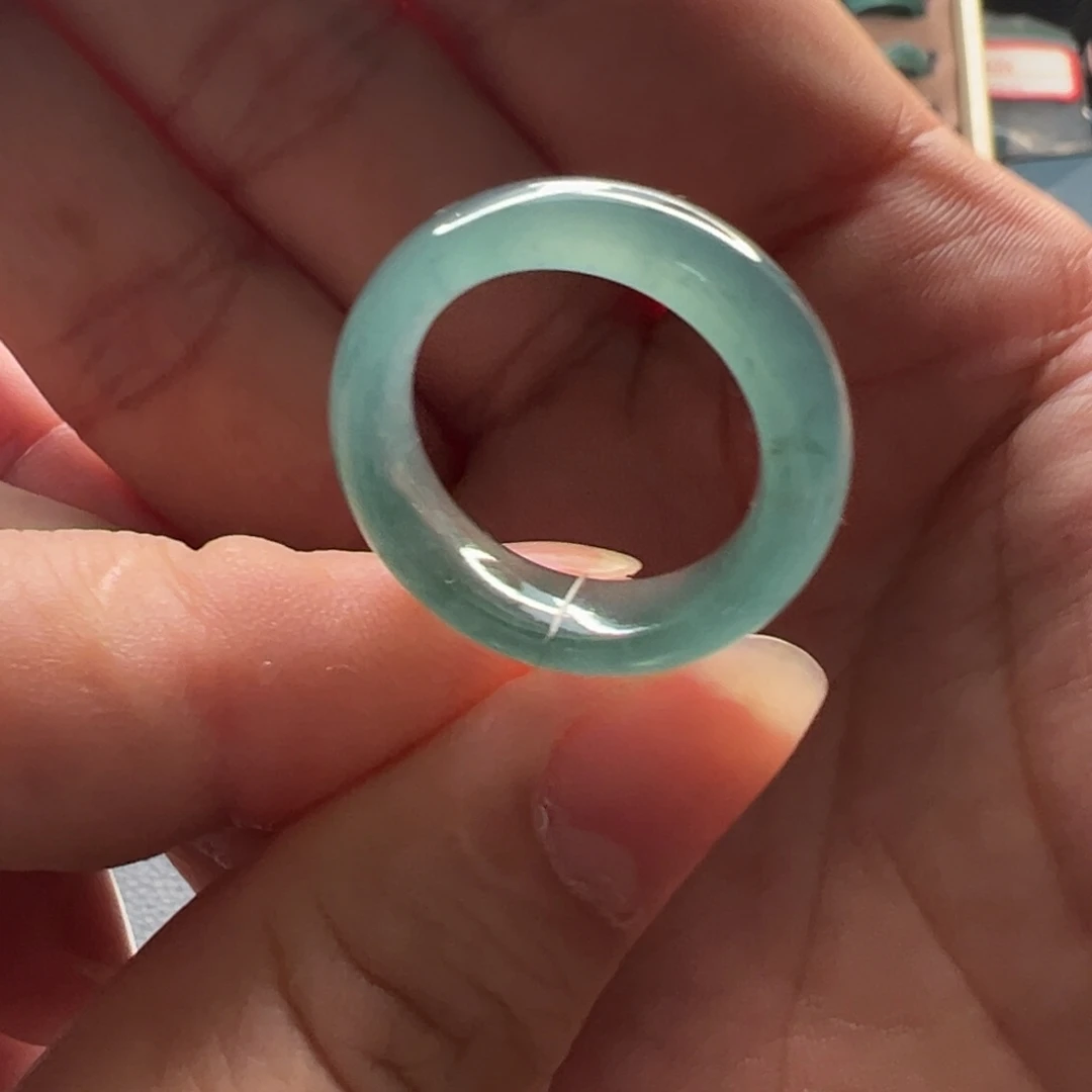 定制翡翠未镶嵌翡翠戒指16