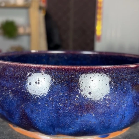 摆件别*闹犊泉钧窑作品