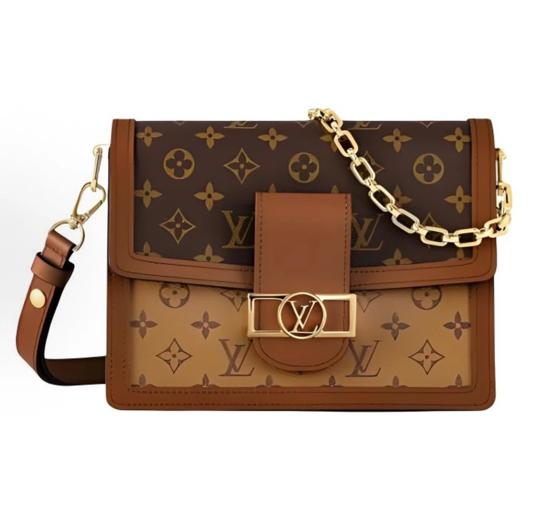 99新 LouisVuitton/路易威登 【黑桃专属】老花达芙妮单肩包