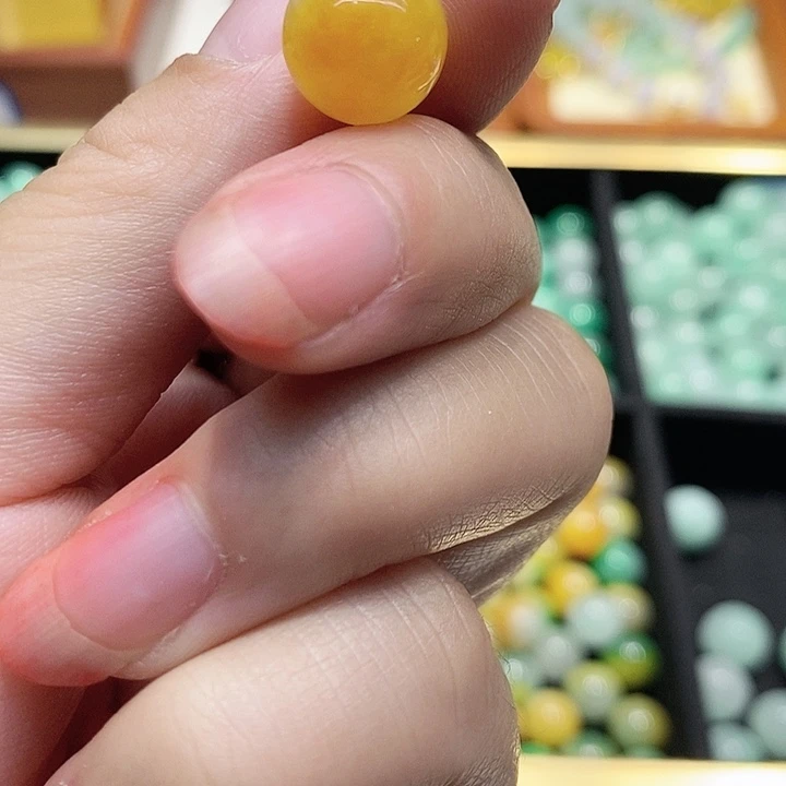 翡翠散珠天*冰黄翡卡11➕