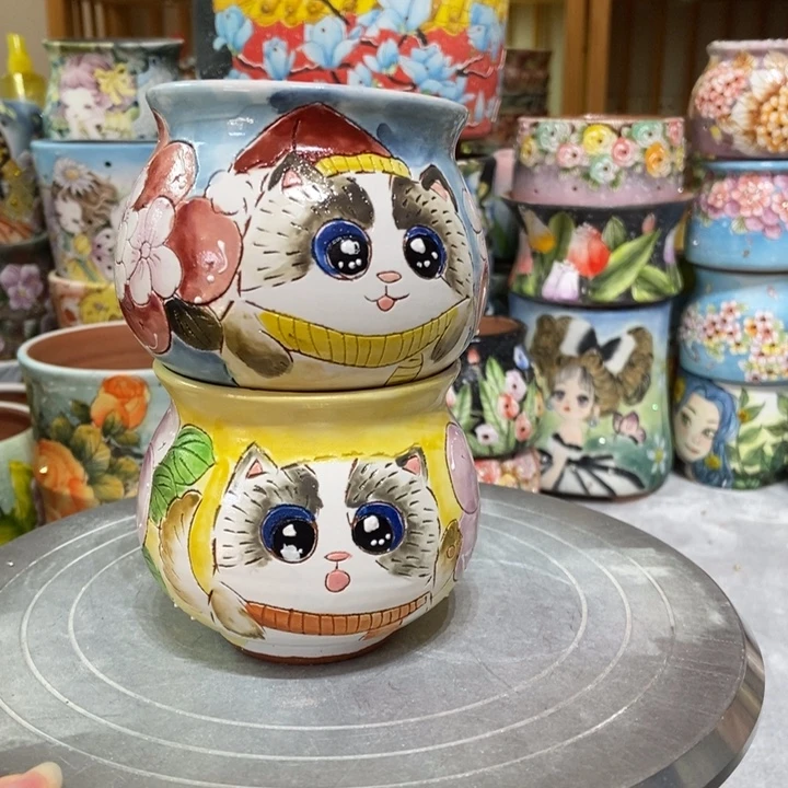 景德镇艺术手绘作品