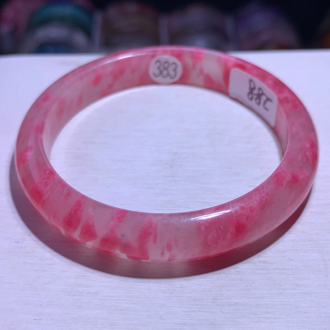 水晶银S925镶嵌手镯樱花雨60.5圈383