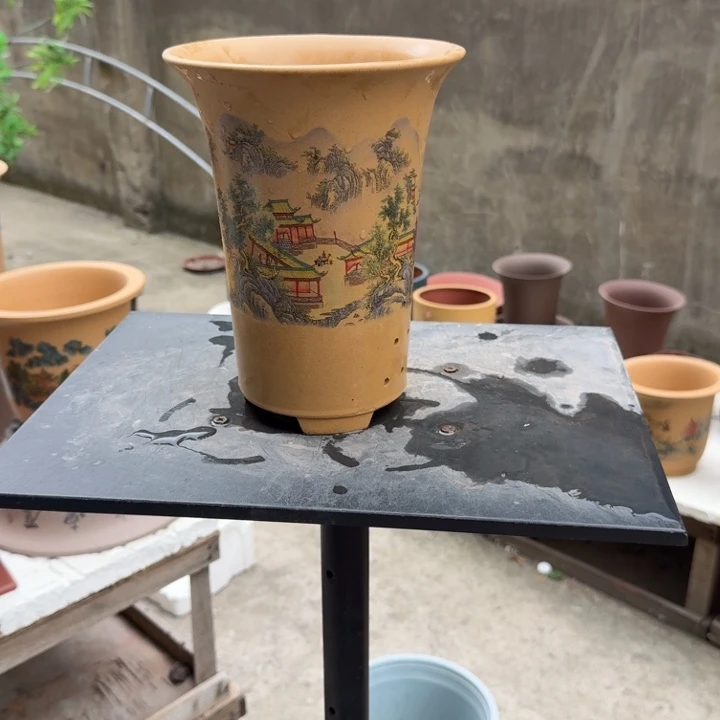 高度22口径17单只紫砂花盆