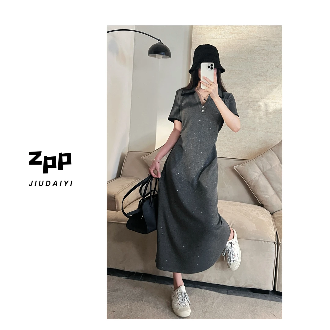 玖黛衣现货【掐腰裙】新款韩版时尚收腰显瘦百搭连衣裙QZP41397