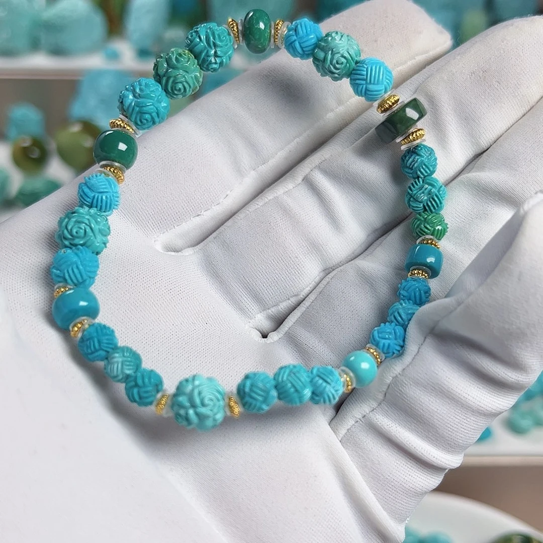 绿松石未镶嵌珠宝奇石