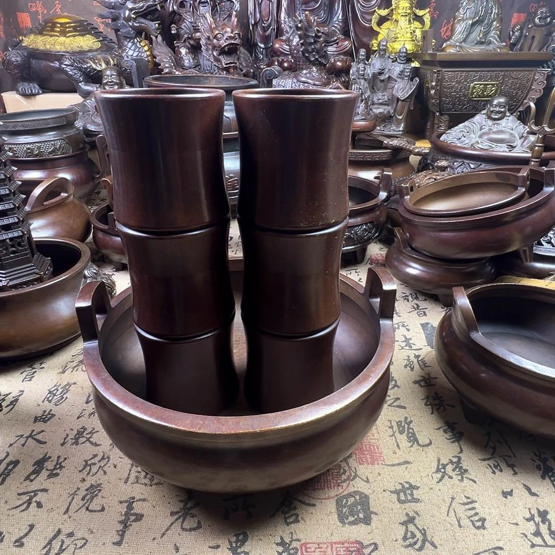 拼**下香炉 家用供香炉 风水摆件聚宝盆 家居摆件