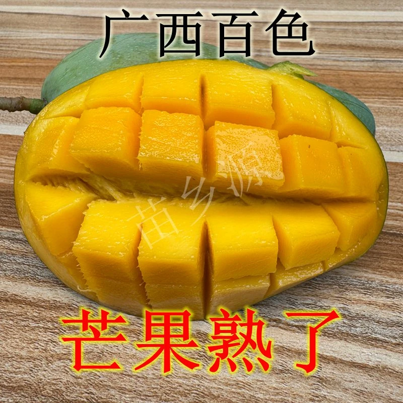 正宗广西百色青皮金煌芒贵妃芒辣椒芒新鲜应季水果现摘爆汁脆甜