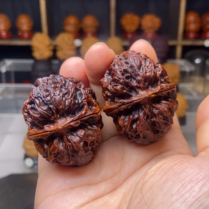 吊坠文玩核桃3紫金龙甲