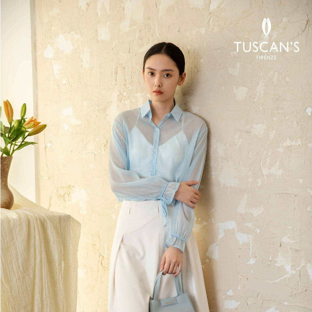 TUSCAN'S单肩斜挎盒子包经典印花小方包