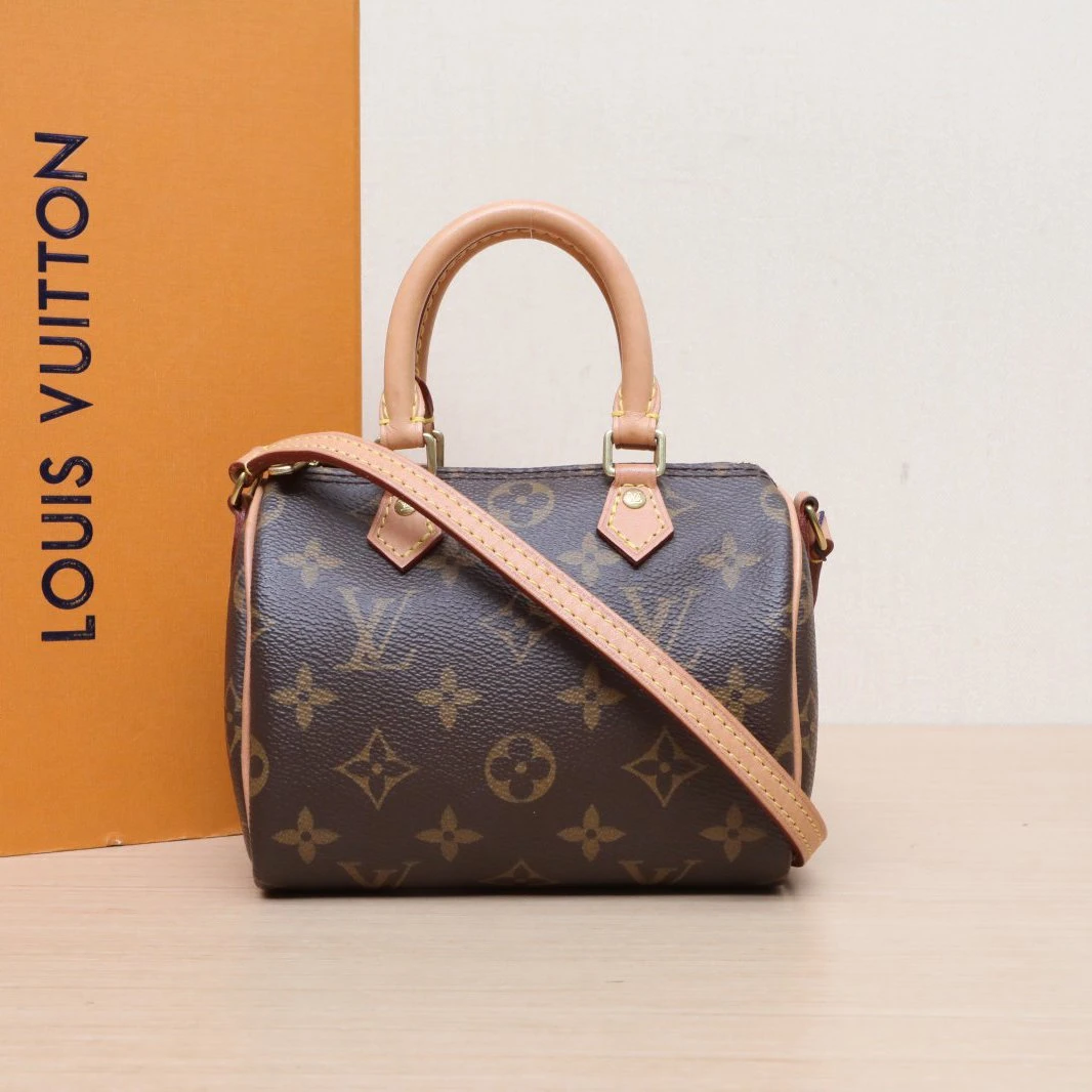 95新 LouisVuitton/路易威登 【娇】Speedy Nano斜挎包 P225478216