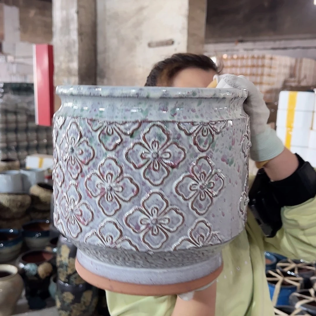 王嫂花盆1101-418高26口26