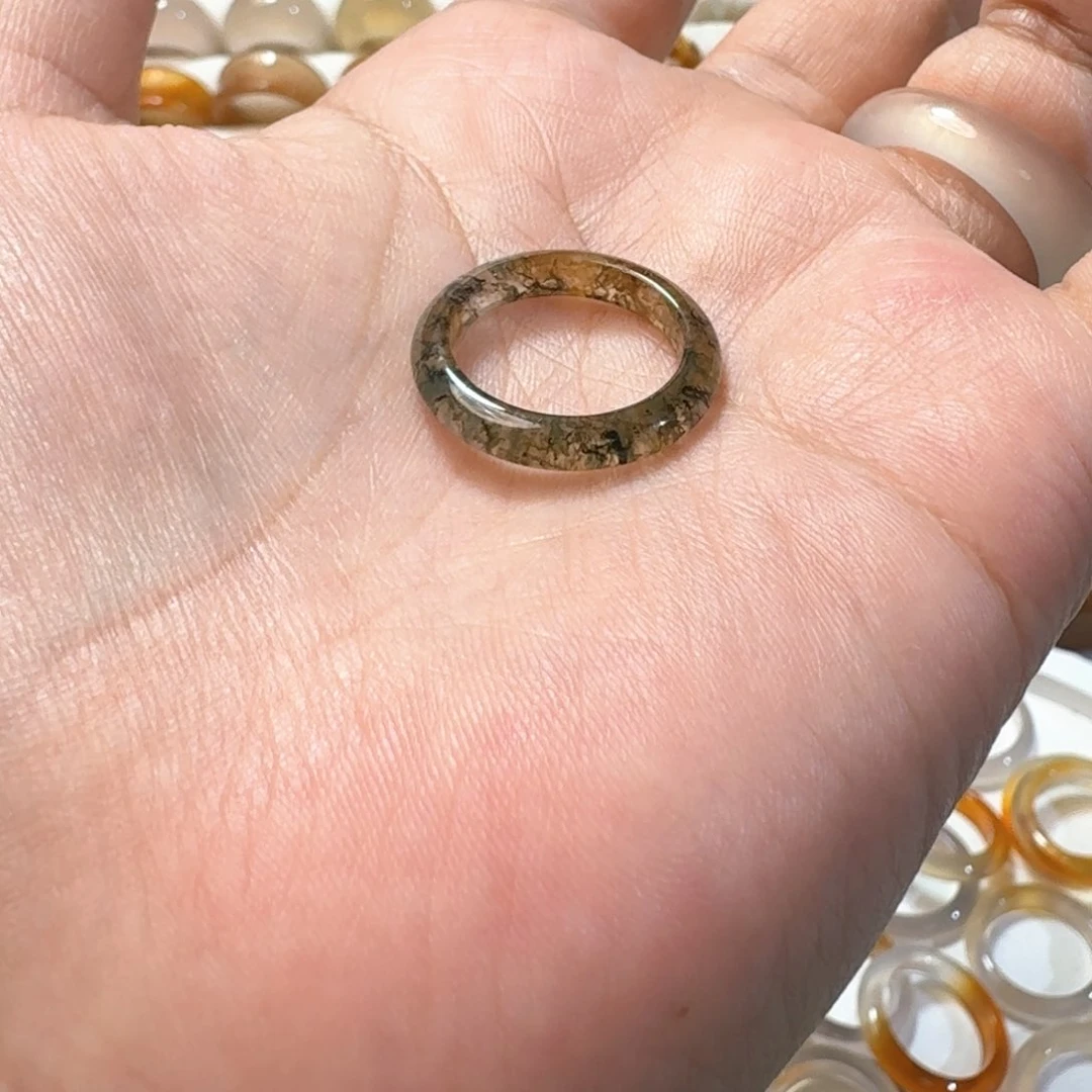 合金戒指玛瑙/玉髓151港12-13