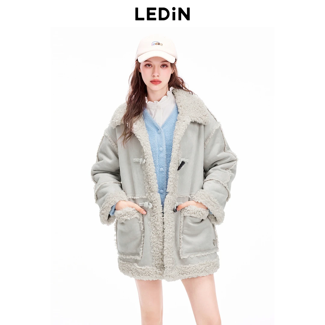 乐町×LOTSYOU联名翻领拼接外套2504